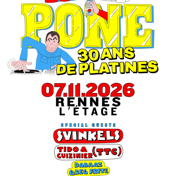DJ PONE - 30 ANS DE PLATINES